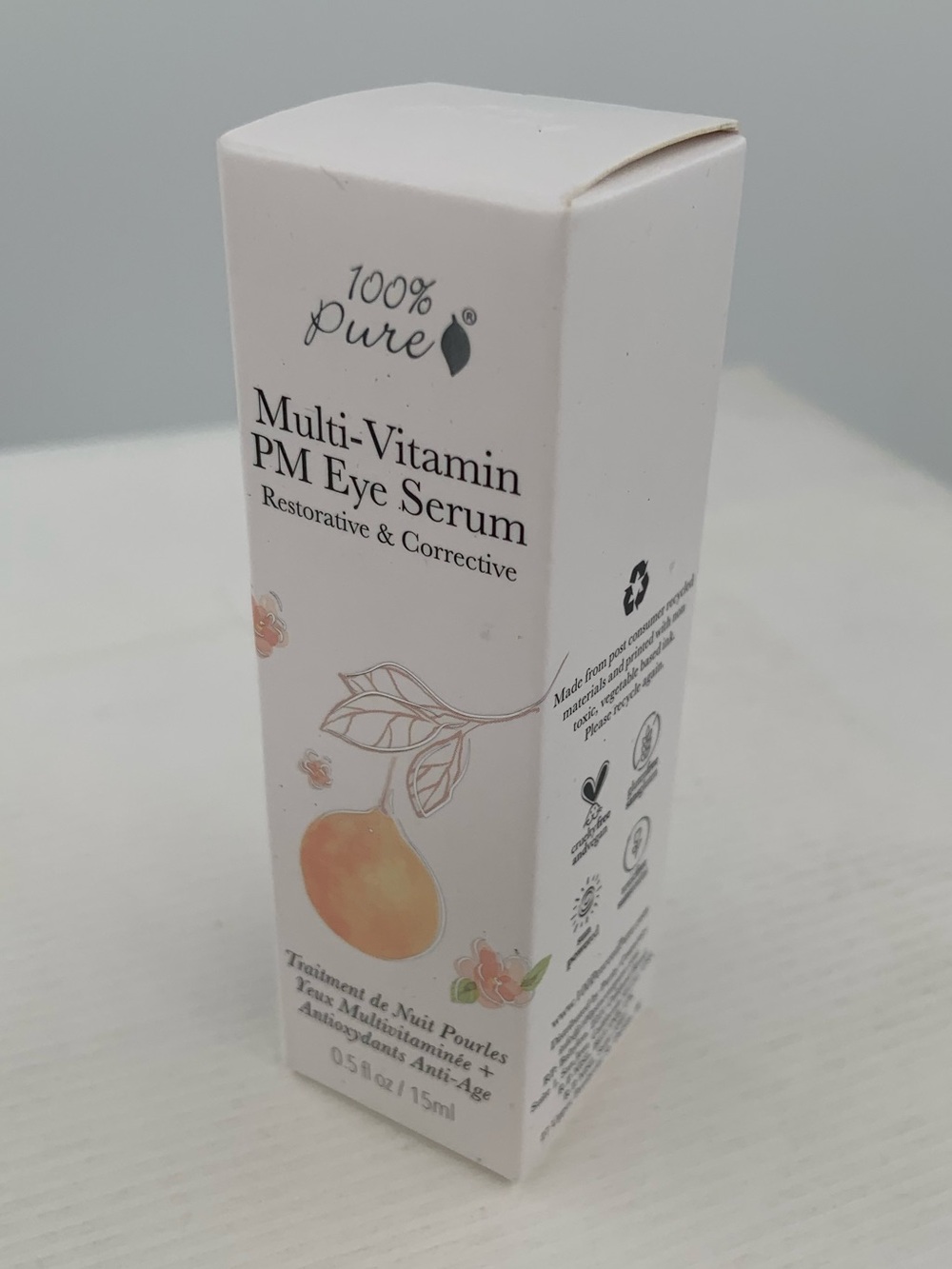 NWT NIB 100% Pure Multi-Vitamin PM Eye Serum